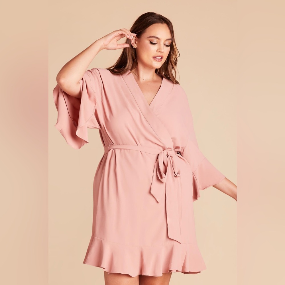 Birdy Grey Pink (Dusty Rose) Lounge Robe